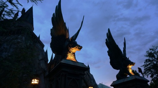 Wizarding World at night. View the full set on our new Flickr page