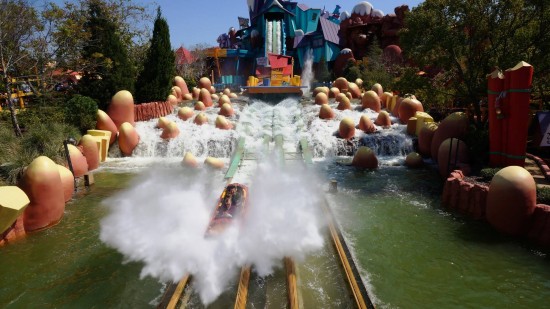 Dudley Do-Right's Ripsaw Falls at Islands of Adventure.