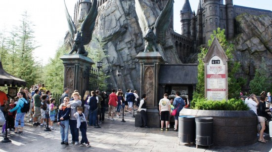 Harry Potter and the Forbidden Journey at Islands of Adventure.