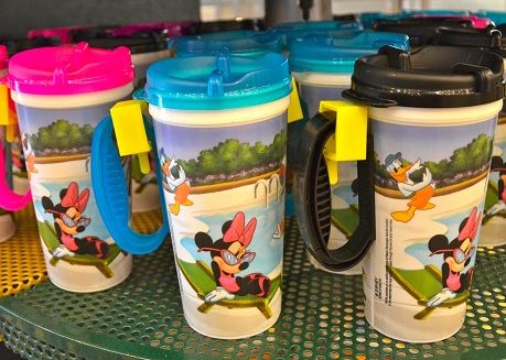 Rapid Fill souvenir mugs at Walt Disney World.