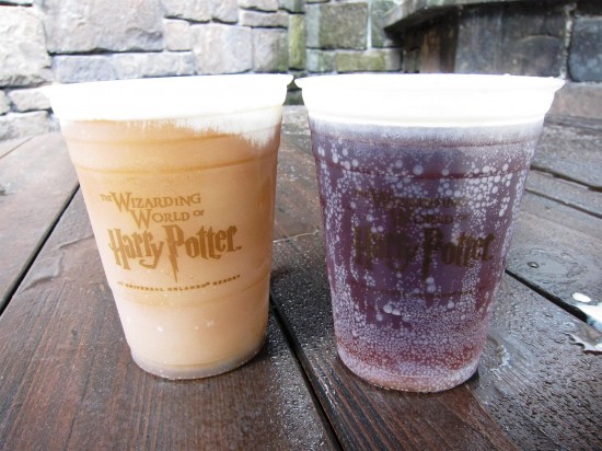 Butterbeer at the Wizarding World of Harry Potter.