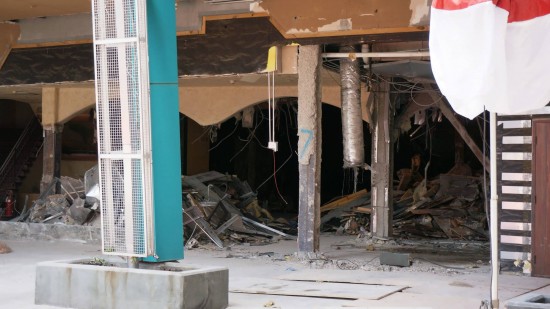 Latin Quarter demolition - August 9, 2013.