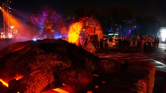 The Farm scare zone at HHN 23.