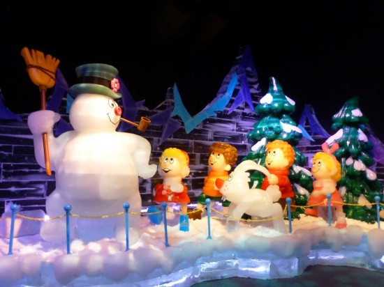 ICE! 2013 featuring Frosty the Snowman at Gaylord Palms.