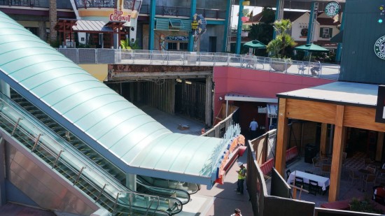 Universal CityWalk construction - November 8, 2013.