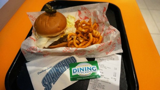 Universal Dining Plan - Quick Service accepted at Simpsons Fast Food Blvd.