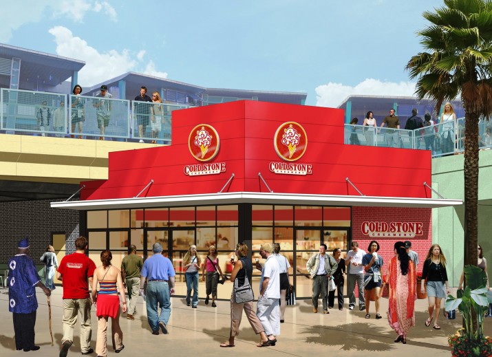 Cold Stone Creamery at Universal CityWalk.