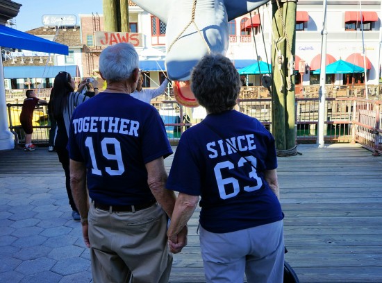 Celebrating their 50th anniversary at Universal Orlando.