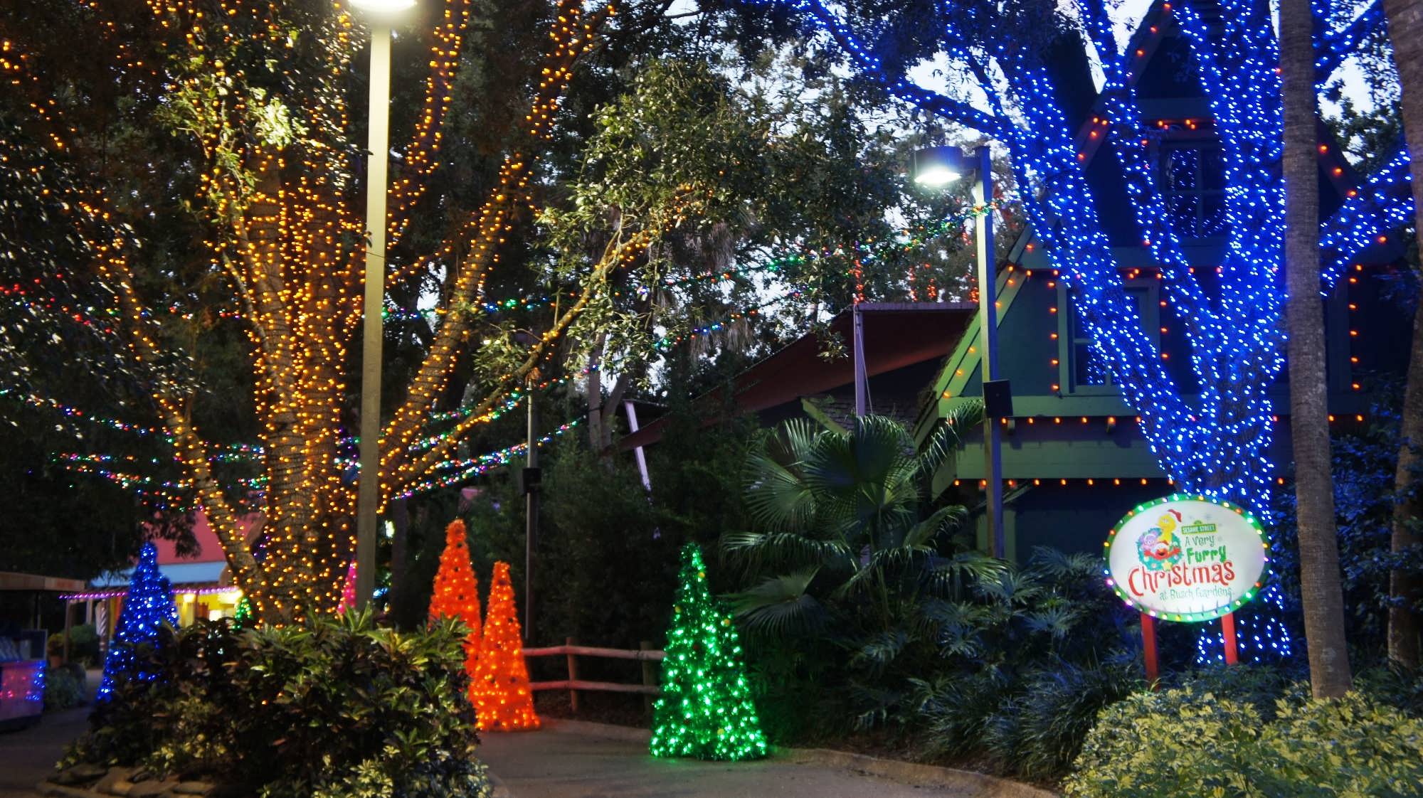 Busch Gardens Tampa Trip Report December 2013 Christmas Town