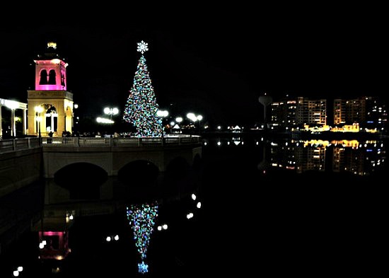 Cranes Roost Park dressed for the holidays.