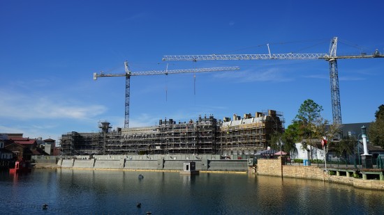 Diagon Alley construction - December 5, 2013.