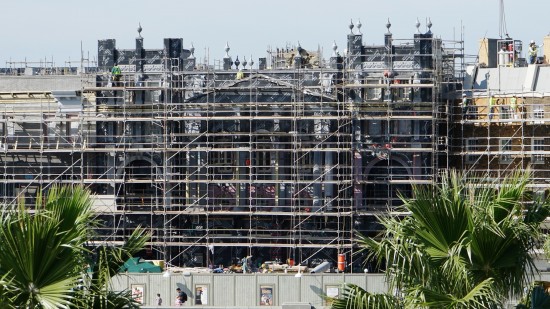 Diagon Alley construction - December 5, 2013.