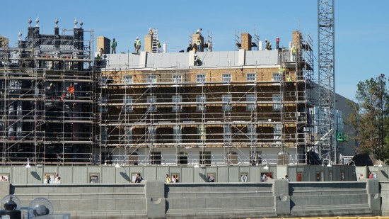 Diagon Alley construction - December 5, 2013.