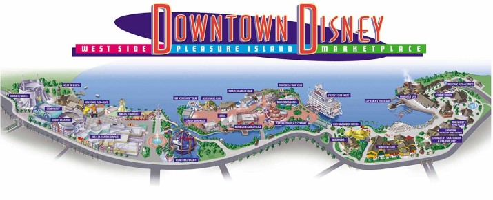 Downtown Disney, circa 1997.