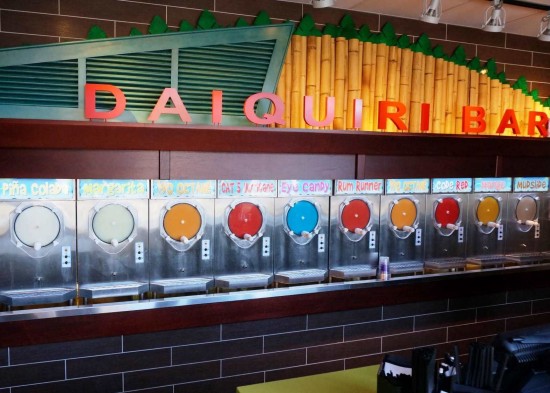 Fat Tuesday's Daiquiri selection.