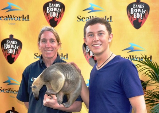 Scotty McCreery at SeaWorld's 2012 Bands, Brews & BBQ.