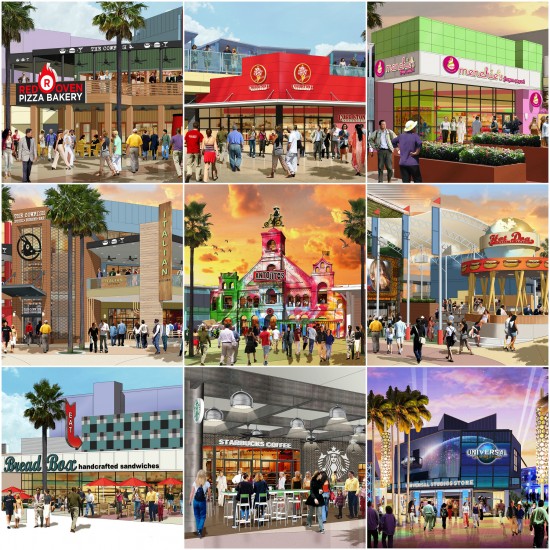 Eight new venues coming to Universal CityWalk.