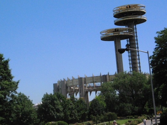 1964 World's Fair observation towers (present day).