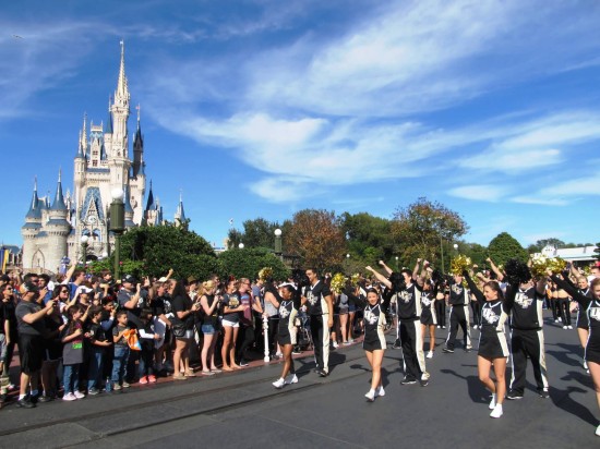 UCF Parade at Magic Kingdom - January 12, 2013.