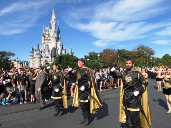 UCF Parade at Magic Kingdom - January 12, 2013.