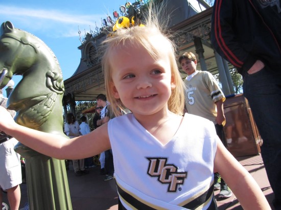 UCF Parade at Magic Kingdom - January 12, 2013.