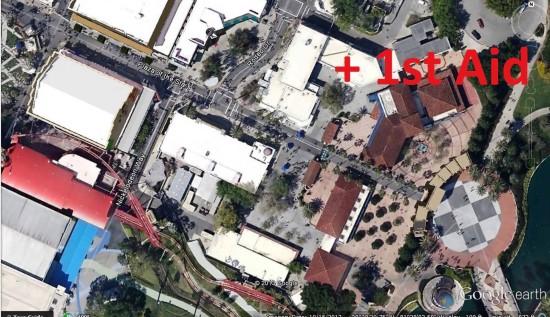 Secondary First Aid location - Universal Studios Florida.