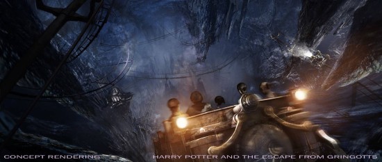 Harry Potter and the Escape from Gringotts - Diagon Alley at Universal Orlando.