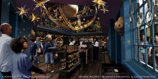 Wiseacre's Wizarding Equipment - Diagon Alley at Universal Orlando.