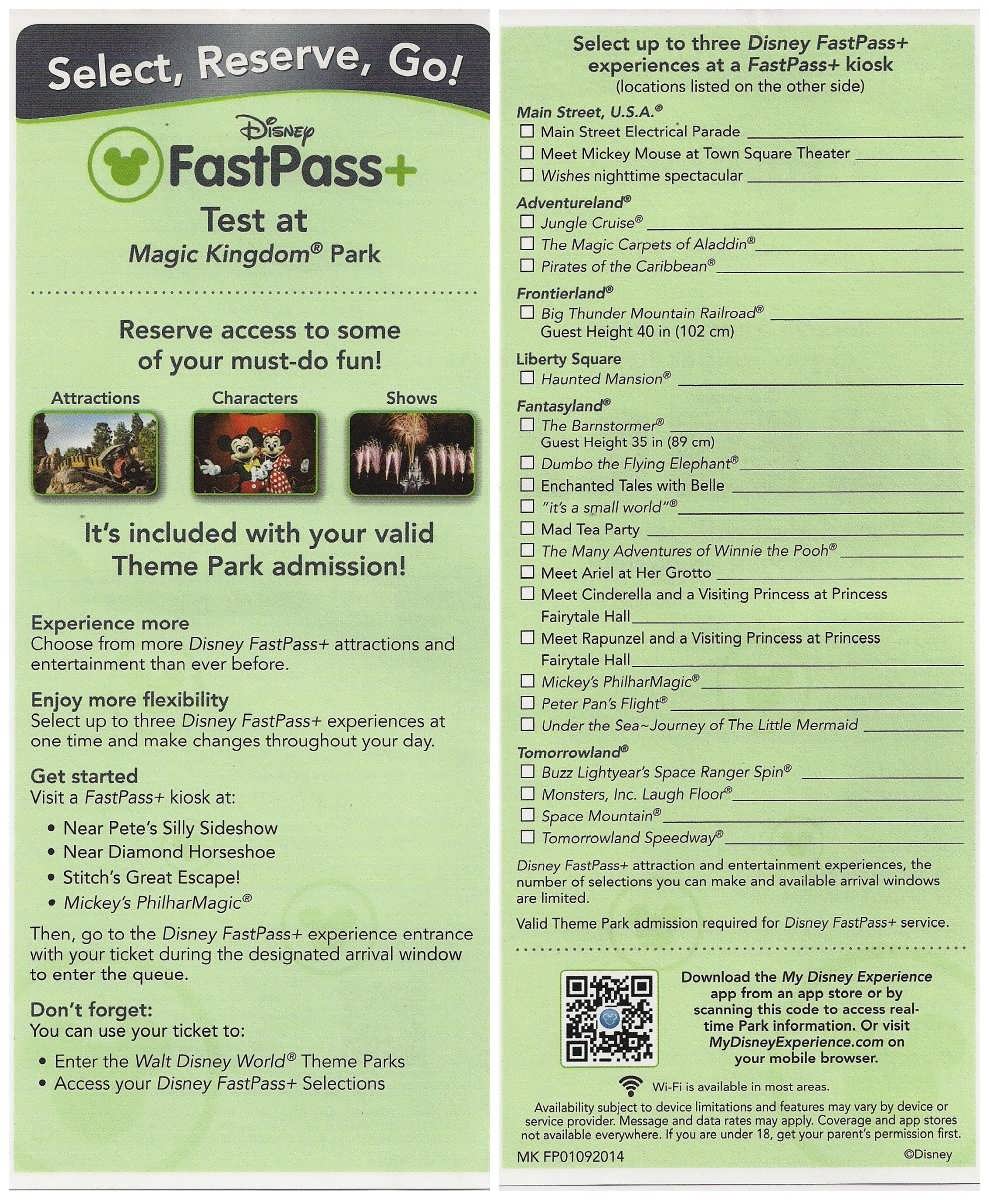 Guide to the Disney Park Pass System