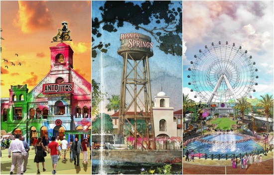 CityWalk 2.0 vs. Disney Springs vs. the Orlando Eye.