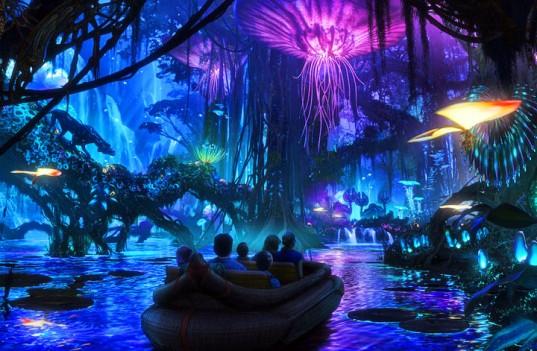 Avatar Land's boat ride.