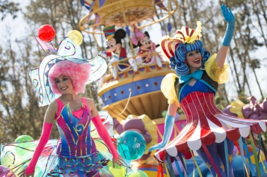 Disney Festival of Fantasy parade.
