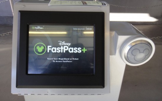 FastPass+ kiosk.