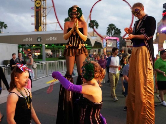 Mardi Gras at Universal Studios Florida.