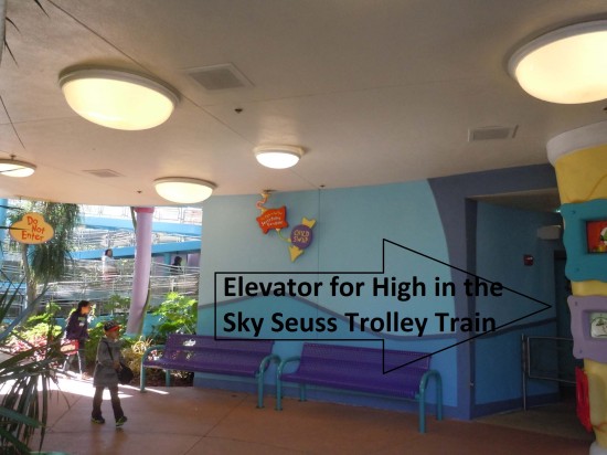 High in the Sky elevator location.