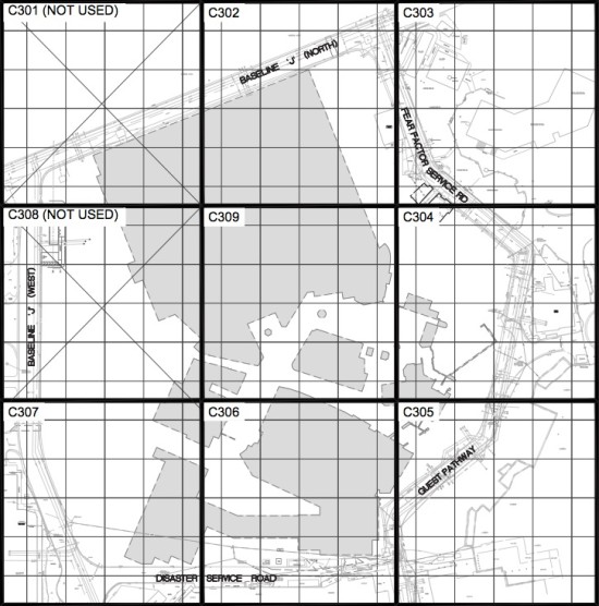 Diagon Alley water map.