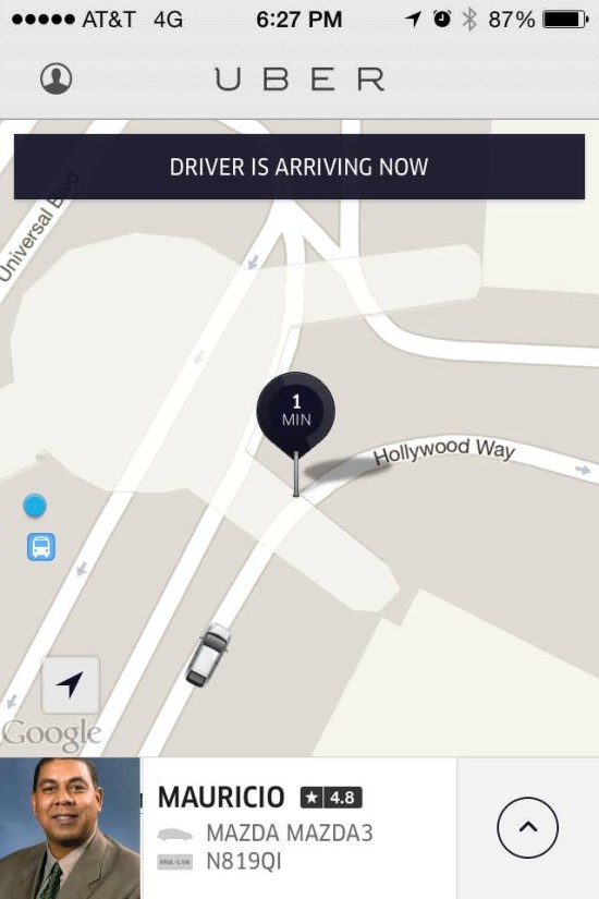 Uber is uber cool.