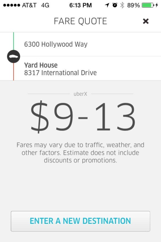 Uber is uber cool.