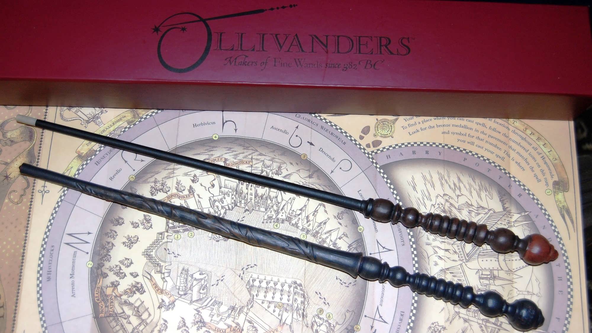 Comparing an original and an interactive wand