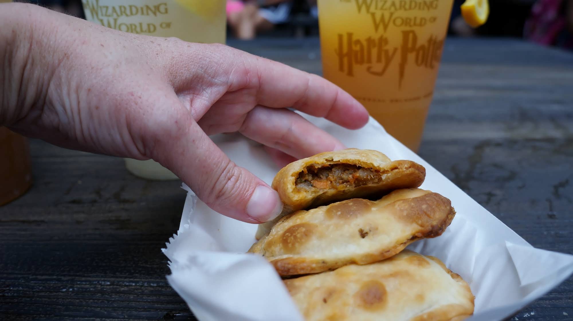 Beef Pasties at the Hopping Pot