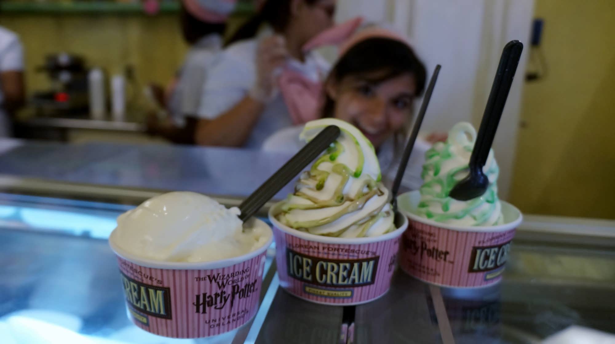 The many flavors at Florean Fortescue’s Ice-Cream Parlour