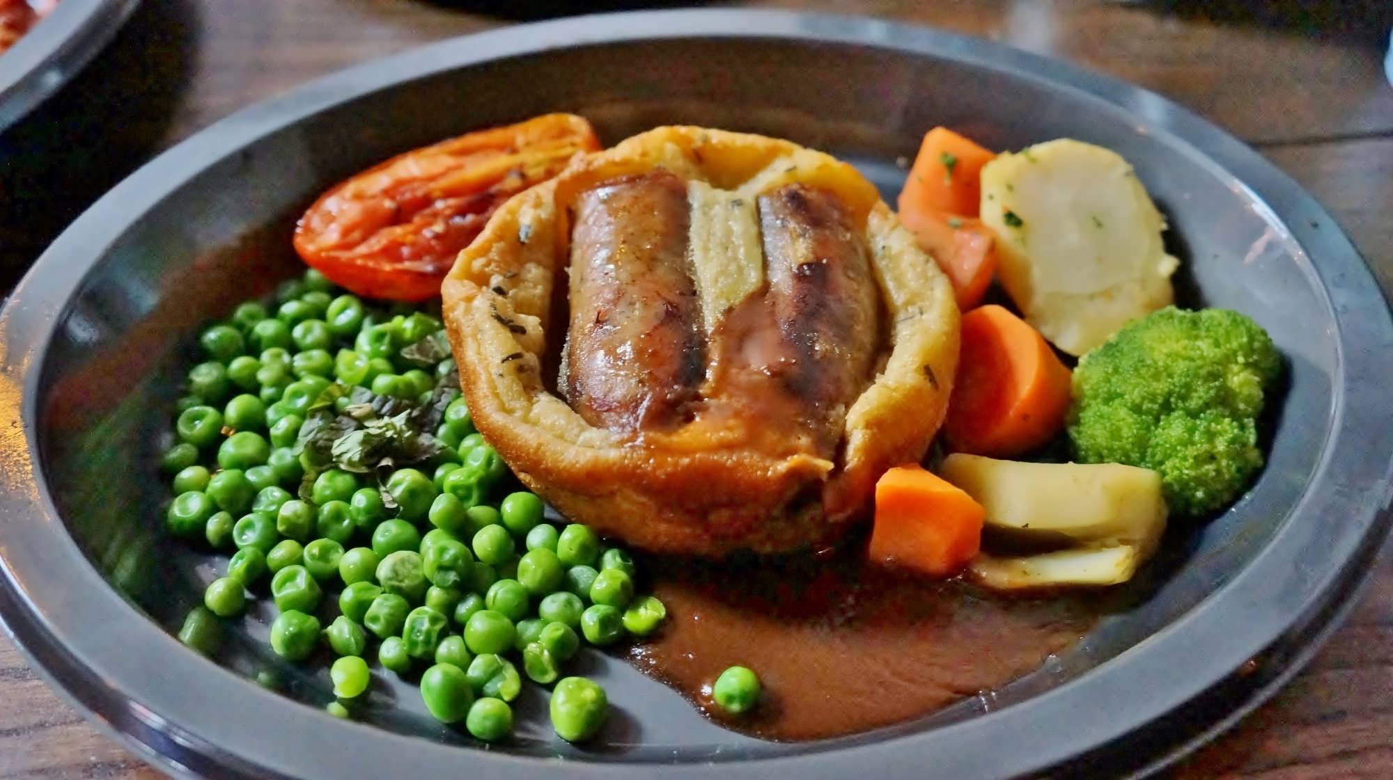 Toad in the Hole at the Leaky Cauldron