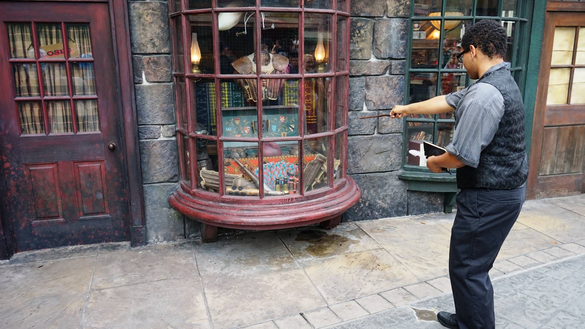 Interactive wands & spell-casting in the Wizarding World