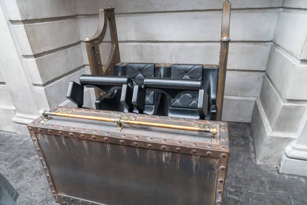 Harry Potter and the Escape from Gringotts test seat 