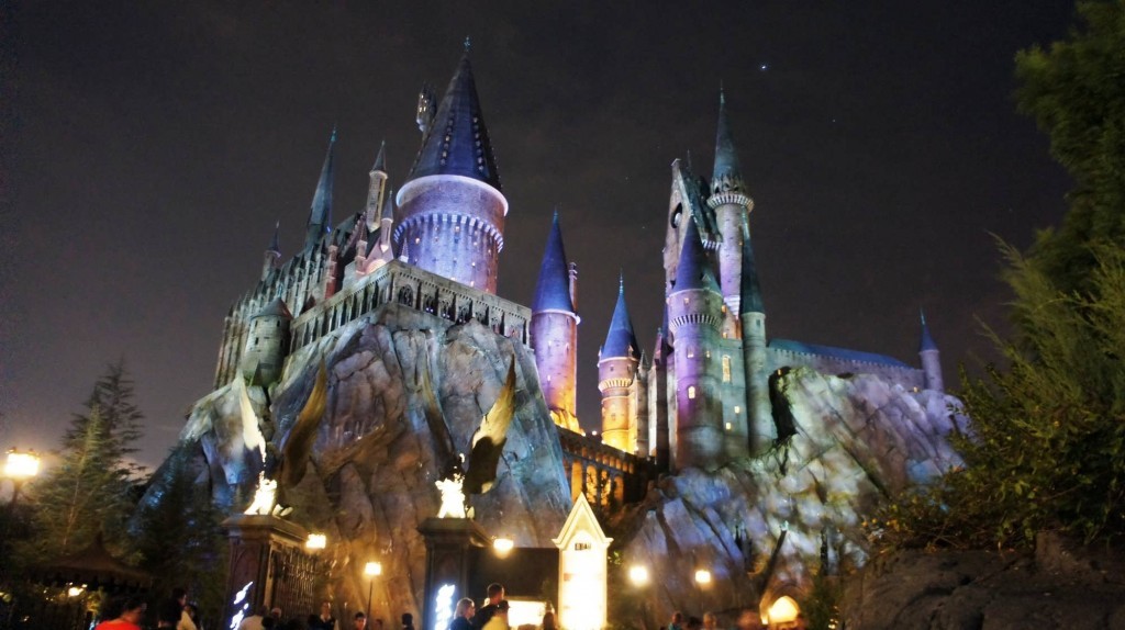 The Wizard World of Harry Potter at night – March 31, 2012.