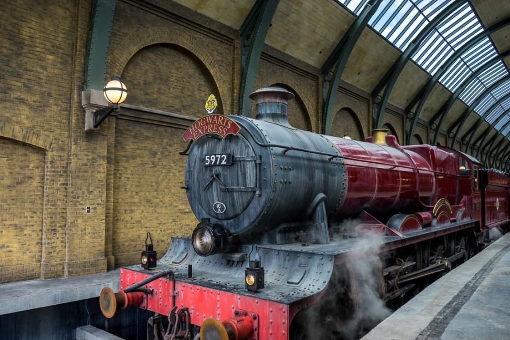 The Hogwarts Express at King's Cross Station