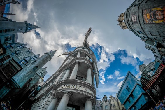 9 different angles you haven't seen of the Gringotts Dragon