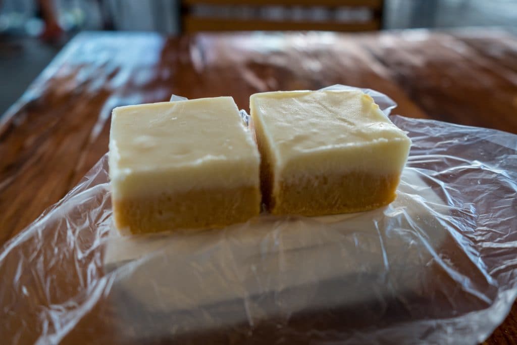 Butterbeer fudge at Sugarplum's Sweet Shop