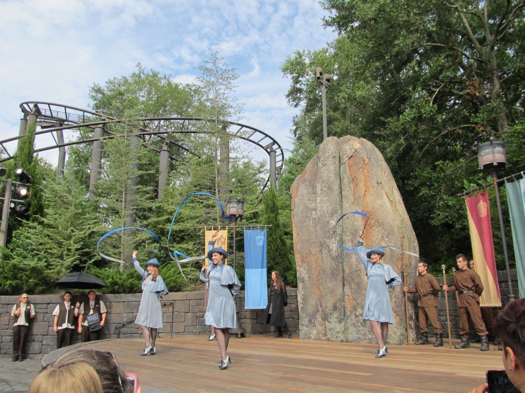 Triwizard Spirit Rally at Hogsmeade Village