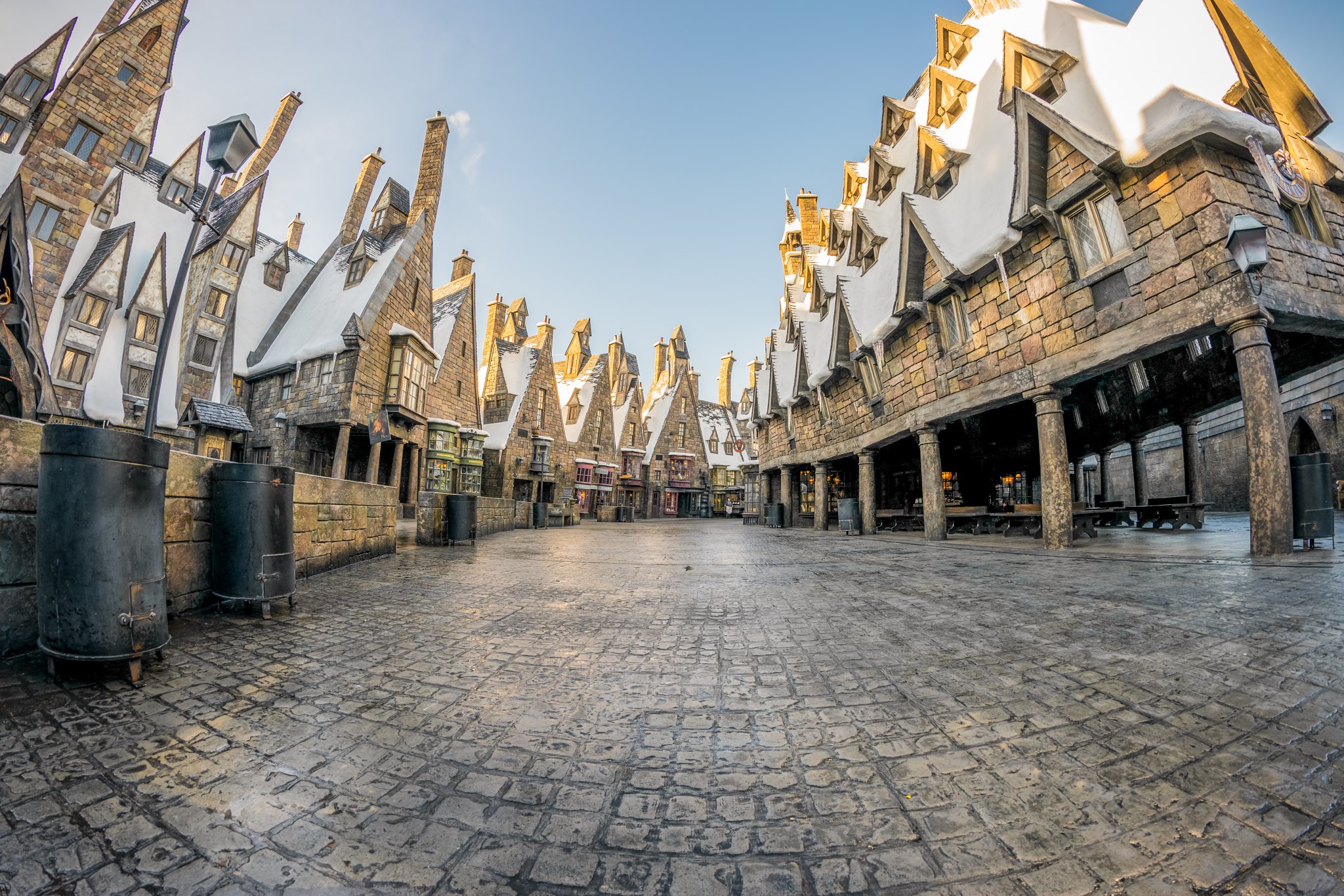 6 empty sunrise photos of the Wizarding World of Harry Potter